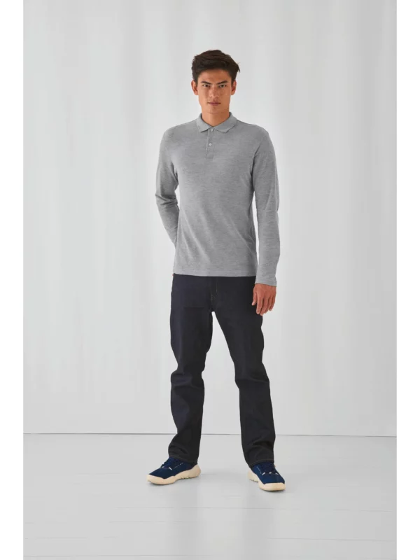 Polo homme ID.001 manches longues