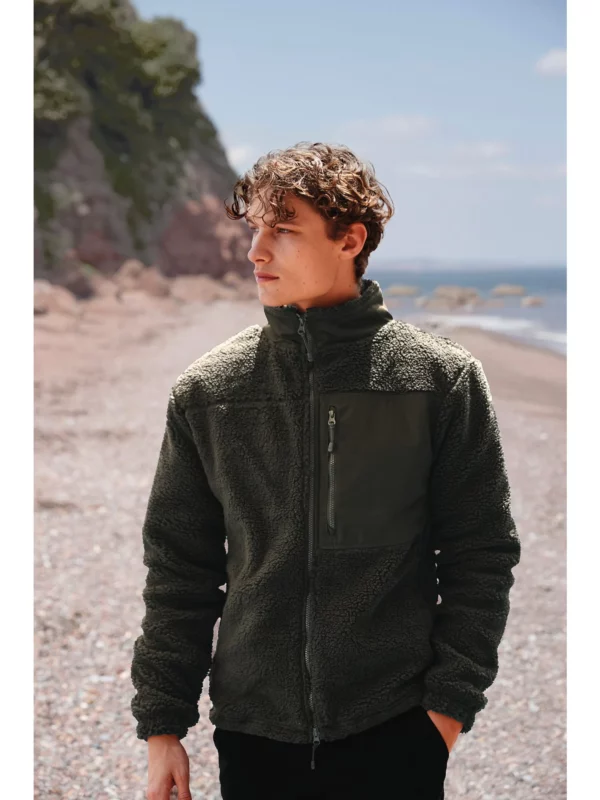 Polaire sherpa recyclée