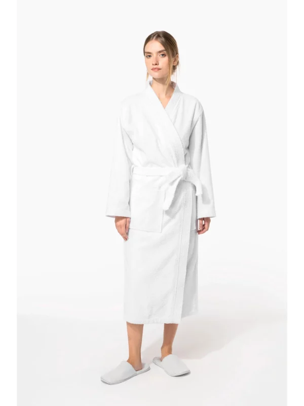Peignoir col kimono