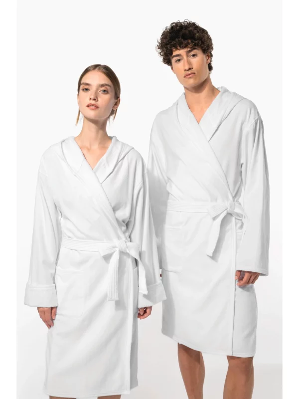 Peignoir de bain à capuche Bio