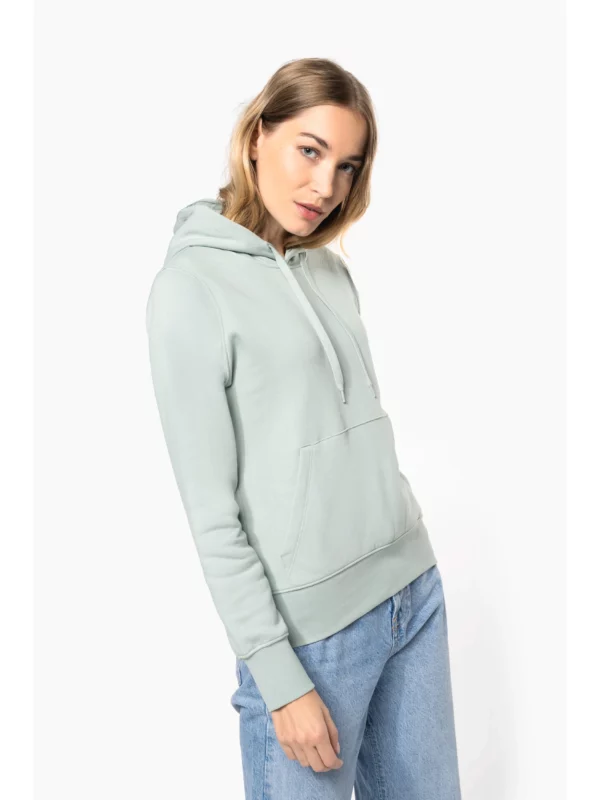 Sweat-shirt écoresponsable à capuche femme