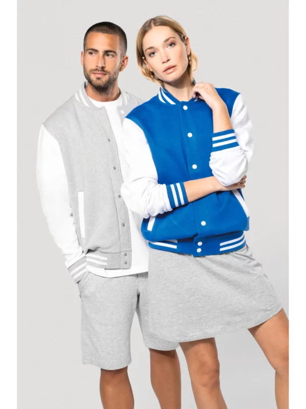 Blouson molleton teddy unisexe