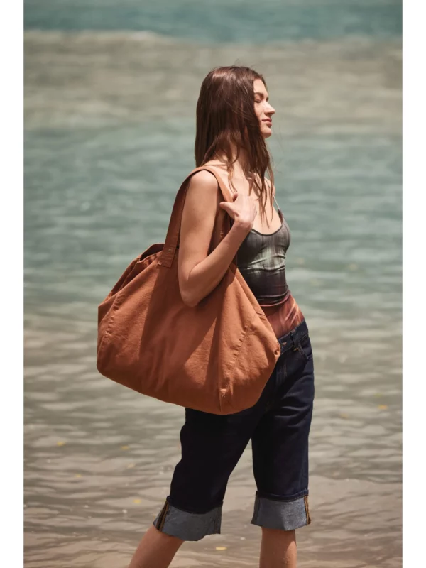 Sac de shopping en coton délavé