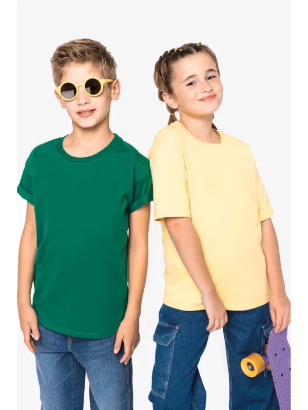 T-shirt écoresponsable oversize enfant