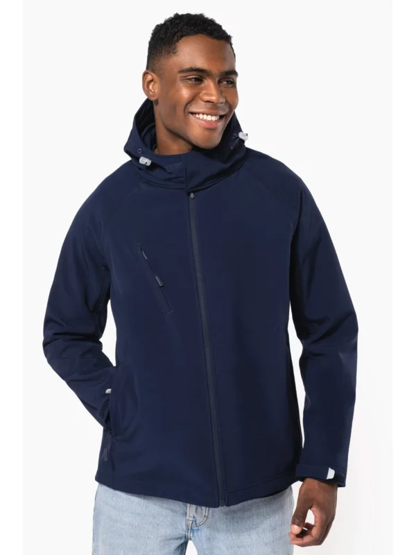 Veste softshell à capuche amovible homme
