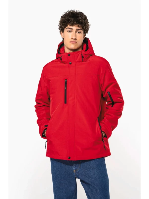 Parka softshell doublée capuche homme