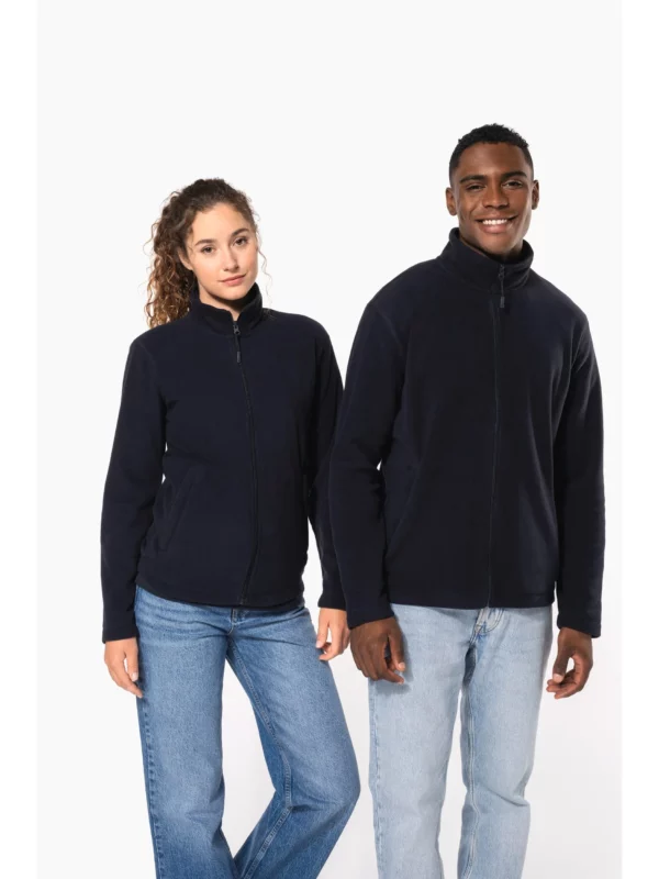 Veste micropolaire zippée unisexe