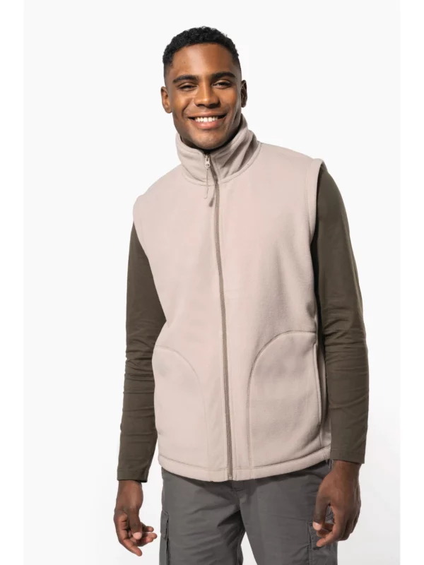 Bodywarmer micropolaire homme