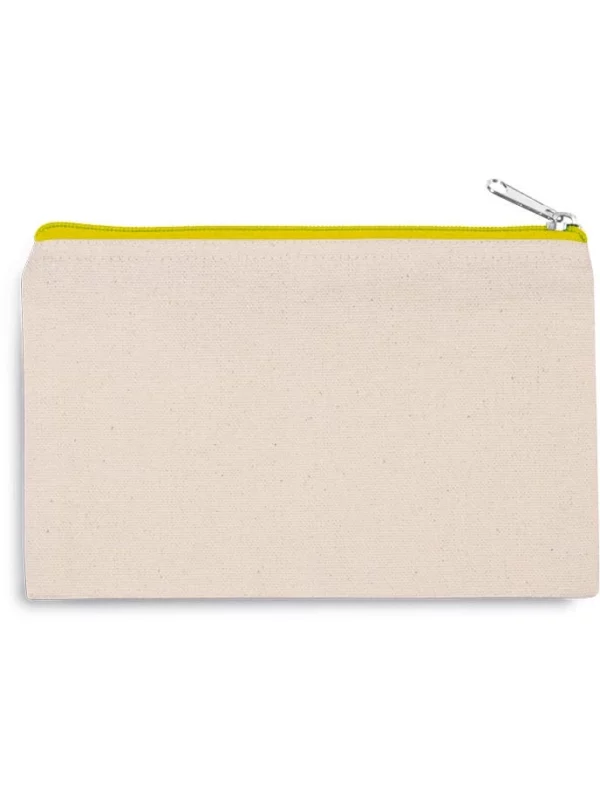 Pochette en coton canvas - petit modèle