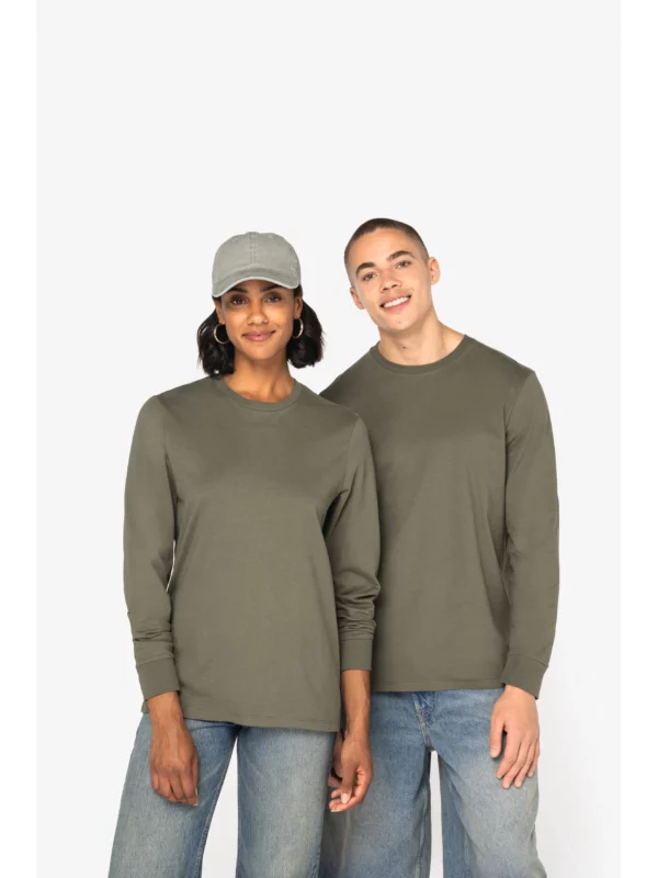 T-shirt écoresponsable manches longues unisexe