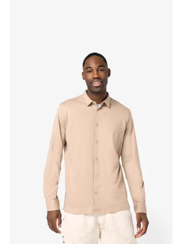 Chemise écoresponsable en jersey homme