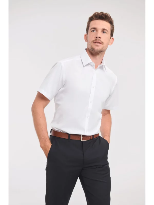 Chemise homme manche courtes à chevrons