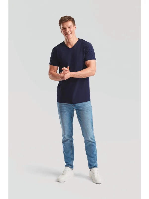 T-shirt homme col v Valueweight (61-066-0)
